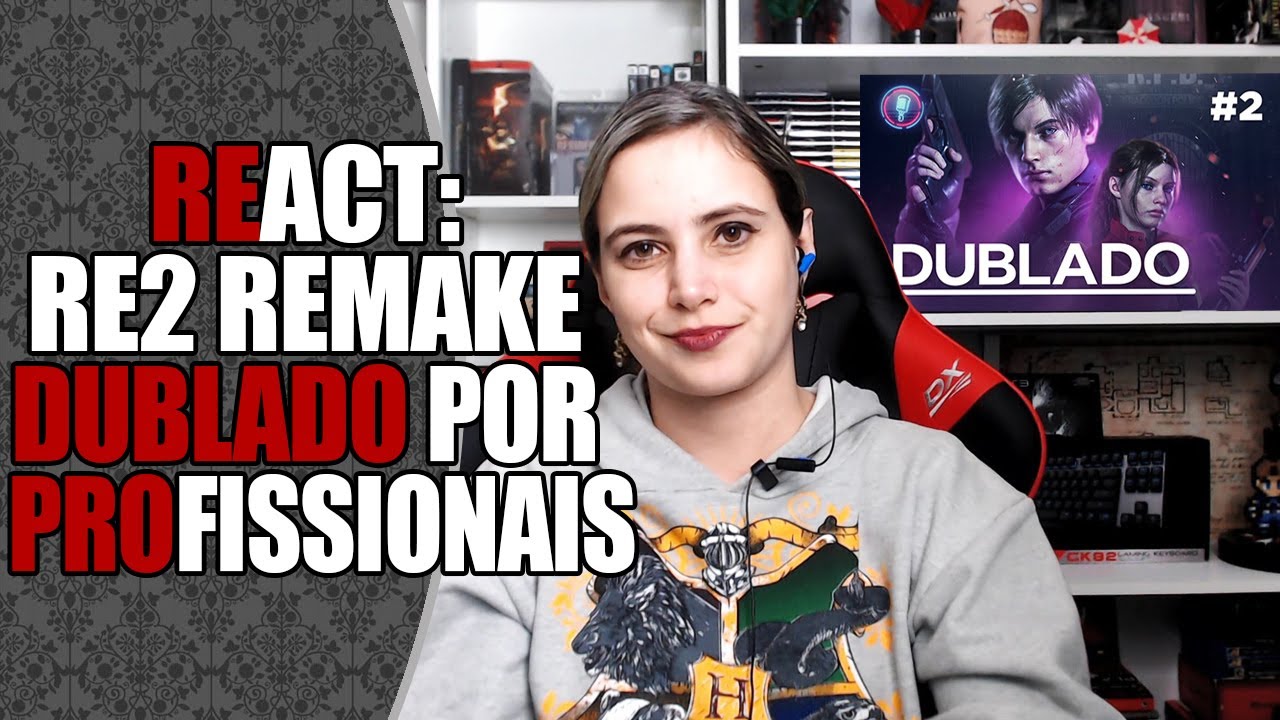 REact | Resident Evil 2 Dublado em PT-BR por Profissionais #2 - YouTube