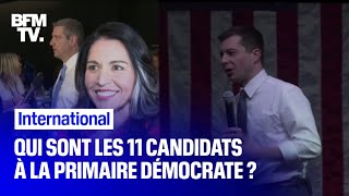 États-Unis: qui sont les onze candidats à la primaire démocrate ?