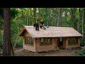2 Friends Built an Off-Grid Timber Frame Cabin in the Forest (From Scratch) by@emmanuel_sepulchre