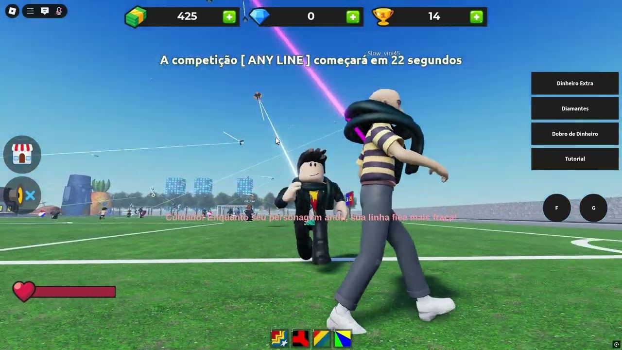 Participei de um Festival de Pipas no Roblox! Pipa Combate
