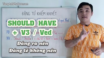 #260 SHOULD HAVE + been/V3/Ved | Động từ khiếm khuyết Modal Verbs