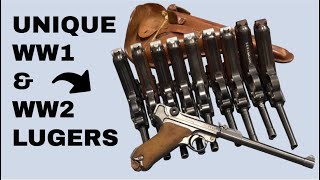 Unique WW1 & WW2 German Lugers