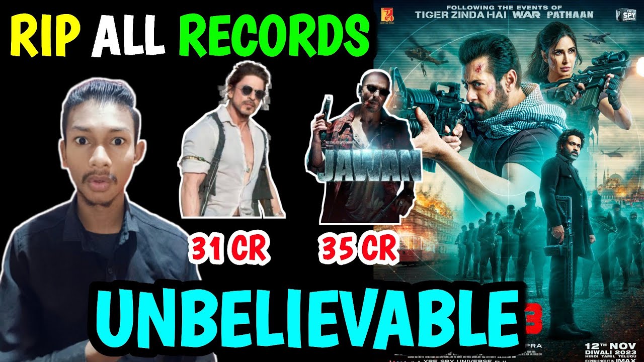 Will Tiger 3 Day 1 Advance Booking Beat Pathaan & Jawan Record ? Tiger 3 Collection Day 1 | Salman