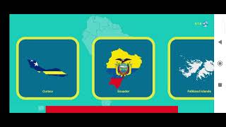 Flags Coloring in each continent. - South America Argentina-Venezuela Part 5