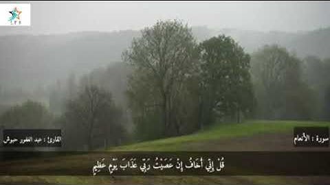 السورة: مقتطفات من سورة الأنعام.القراءة: حفص عن عاصم.القارئ الطفل: عبدالغفور حبوش