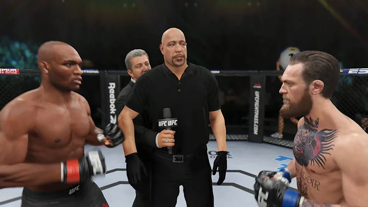 Kamaru Usman vs Conor McGregor Full Fight - UFC 4 Simulation