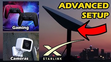 HOW I DID ADVANCED SETUP of My STARLINK INTERNET for GAMING & SECURITY CAMERAS | GT Canada