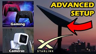 HOW I DID ADVANCED SETUP of My STARLINK INTERNET for GAMING & SECURITY CAMERAS | GT Canada