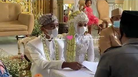 Akad nikah Rendi Andika dan Mita mpoot
