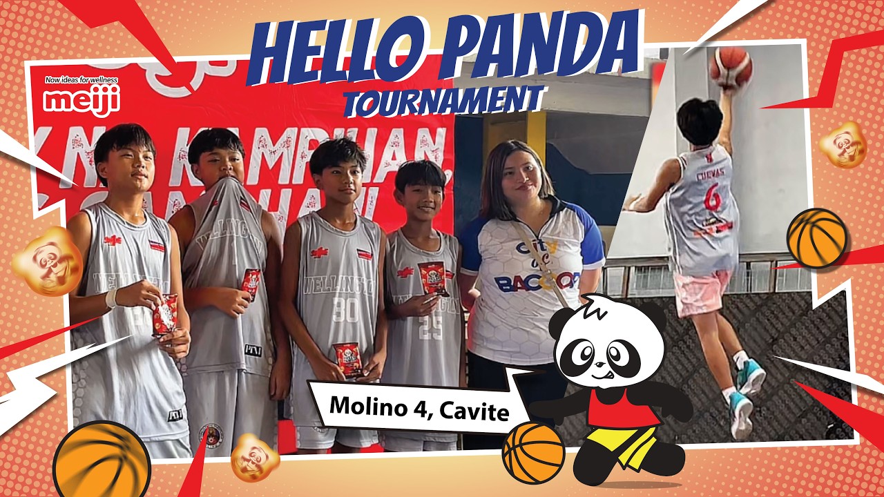 Hello Panda Basketball Fun! | Meiji x Barangay Tournament in Cavite