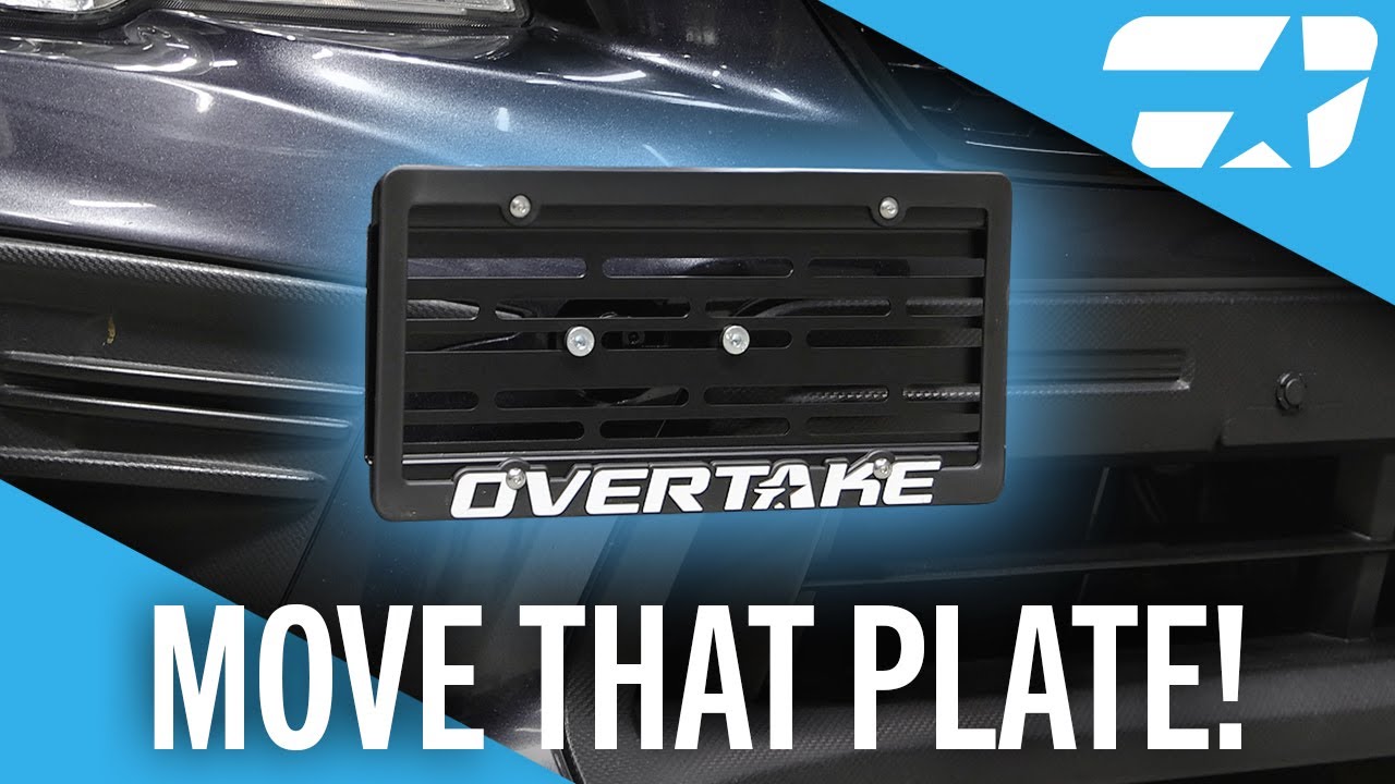 Overtake MaxxAdjust License Plate Relocation Kit Subaru WRX / STI 2018-2021 | A10124