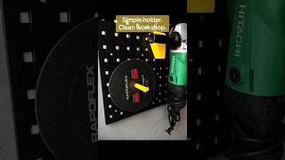 MODRA Angle Grinder Disc Holder#3dprinting #modramodularsystem #workshop #organization #garagesetup