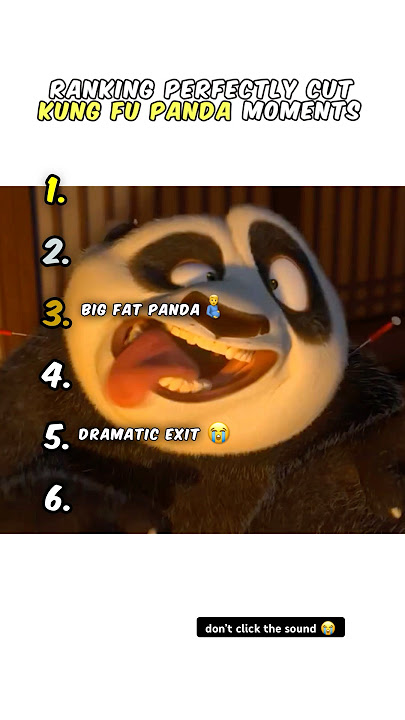 Ranking Kung Fu Panda Moments 😭
