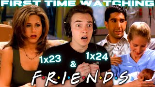 *SHE FINALLY KNOWS!!* Friends S1 Ep: 23 & 24 | First Time Watching | (reaction/commentary/review)