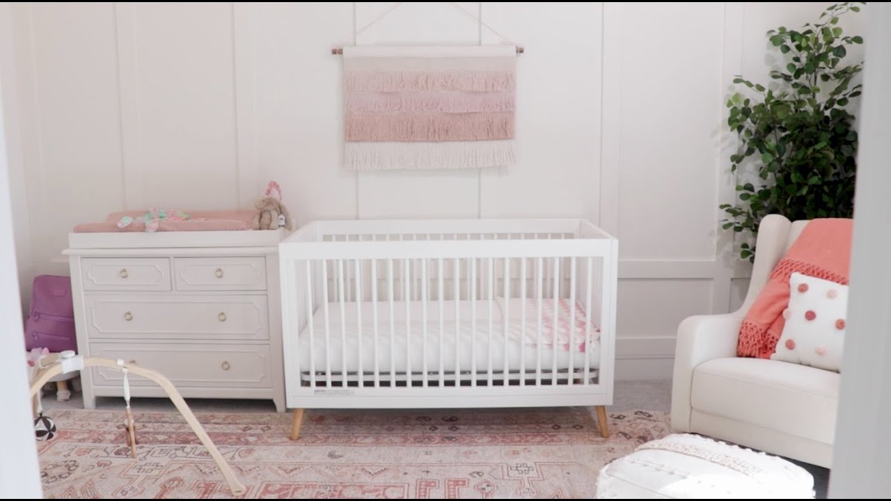 Mila's Nursery Tour | Baby Girl Nursery Tour - YouTube