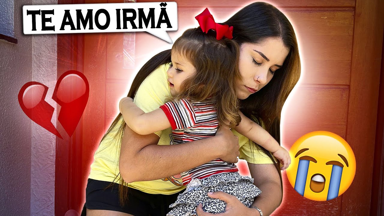 VOU TER QUE ME AFASTAR DA MINHA IRMÃZINHA!! NÃO VAMOS GRAVAR VÍDEOS (Vou sentir saudades)