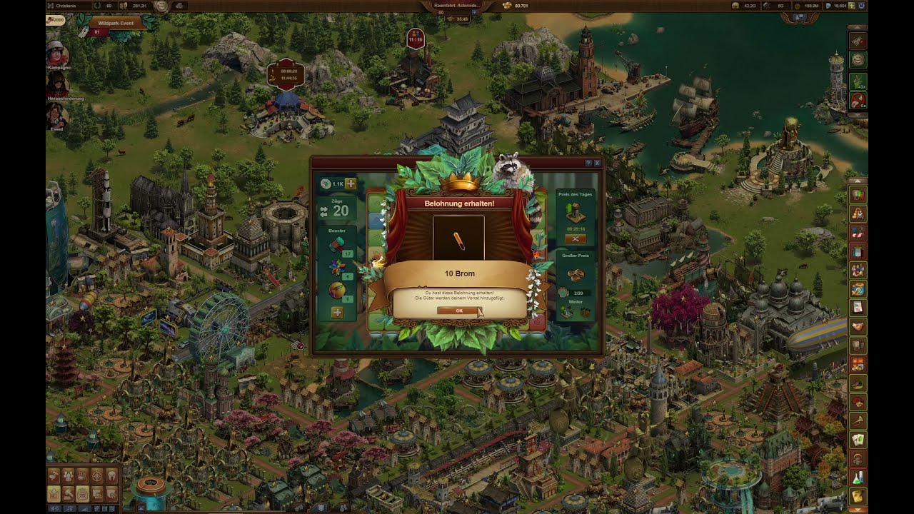 of Empires WildparkEvent Minigame Gameplay YouTube