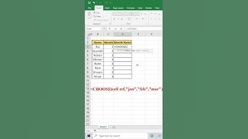 #Shorts auto populate months name using a function in excel | Advance excel tips & tricks