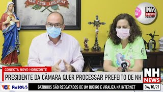 Presidente da Câmara quer processar prefeito de NH 04/10/21