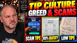 Tip Culture INSANITY & SCAMS Compilation!   2+ HOURS!!