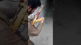 #ak47 Gold test fire | #russia #weapons #akm #gun #shorts #short #youtubeshorts #shortvideo