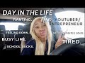 VLOG: Day In The Life of a YOUTUBER/ ENTREPRENEUR!