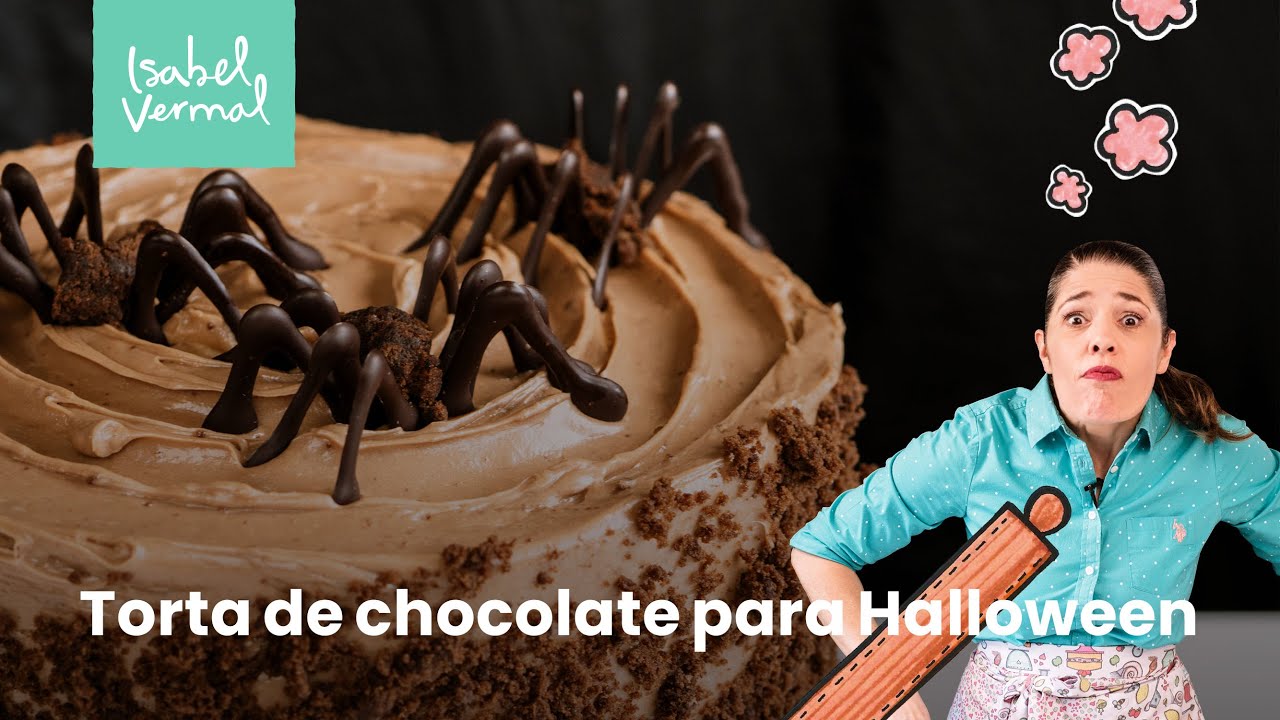 Torta de chocolate para Halloween