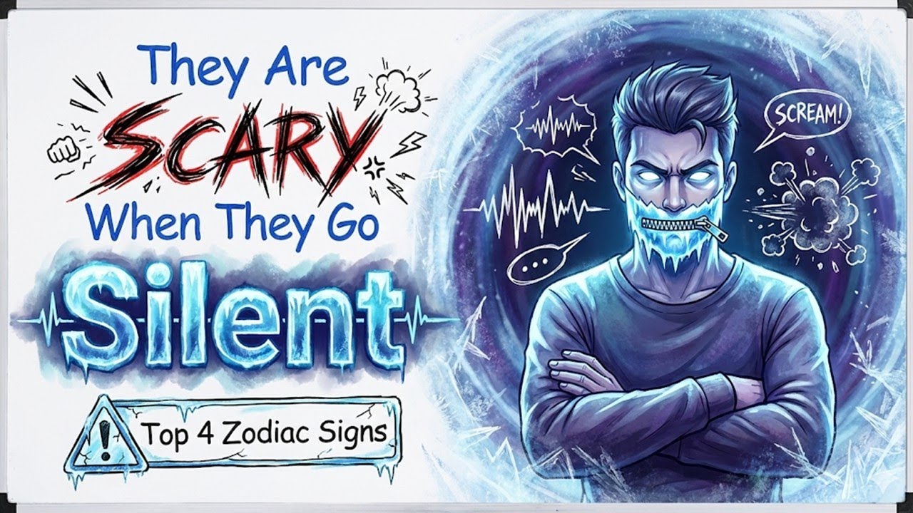 They Are Scary When They Go Silent || Top 4 Zodiac Signs
