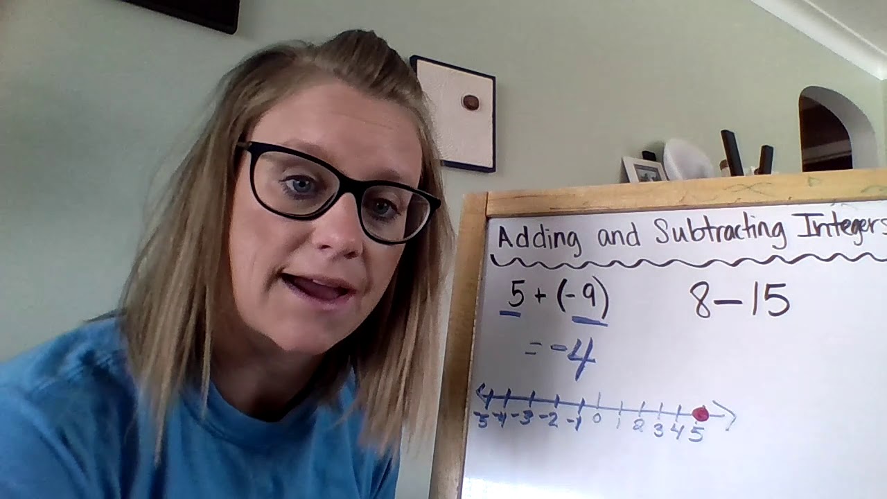 Adding and Subtracting Integers Review - YouTube
