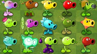 All Peashooter Plants Power-Up Attack PvZ 2 Final Bosses in Plants vs Zombies 2 Final Bosses