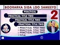 Boorarka Sida Loo Sameeyo Qeybta 2-aad | Photoshop| Multimedia Course