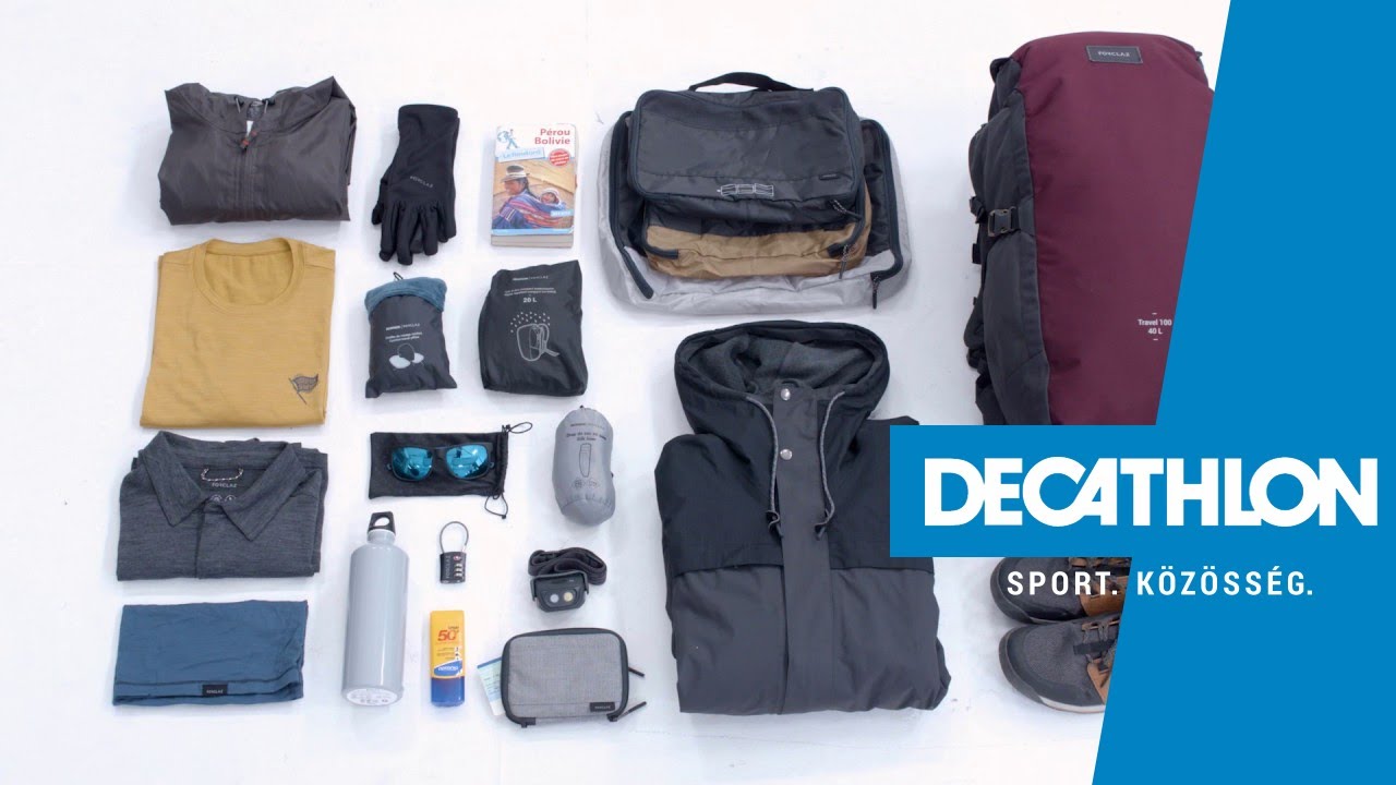 Hogyan pakolj be a hátizsákba hosszú külföldi utazáshoz? | Decathlon  Magyarország - YouTube