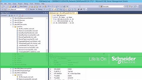Enabling Device Volts Mode via SQL Query in Power Monitoring Expert | Schneider Electric Support