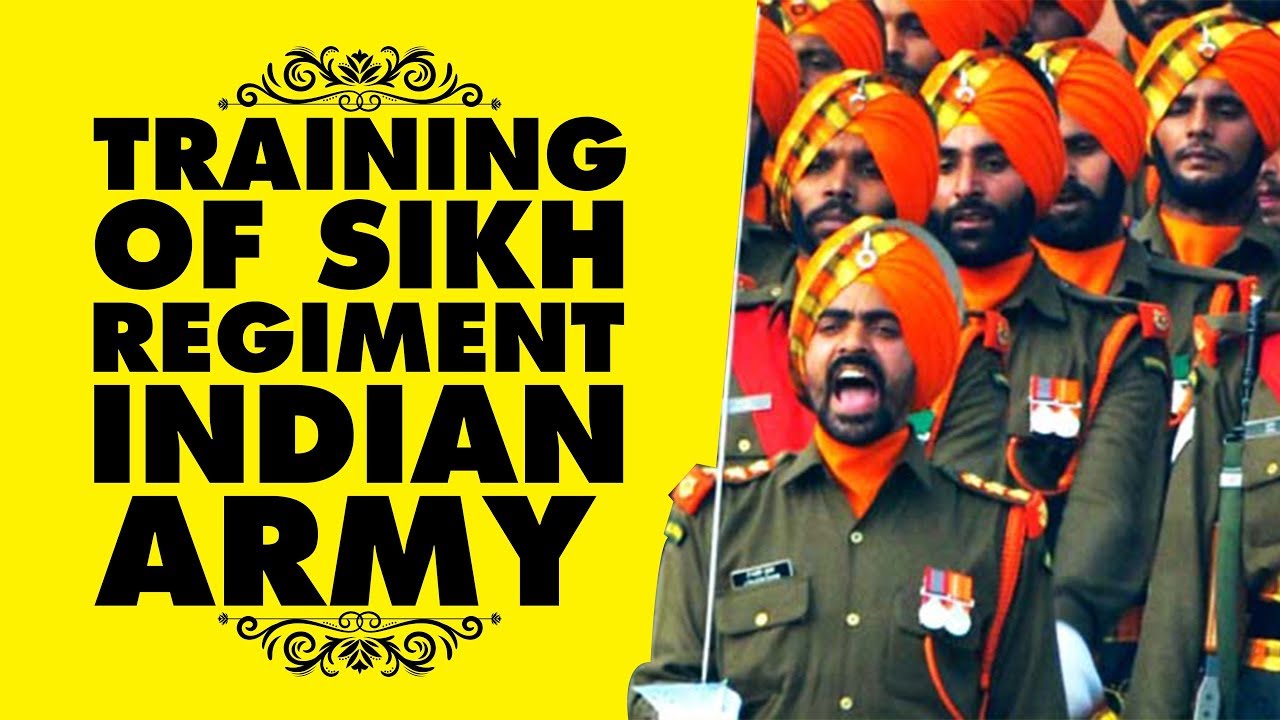 Training of Sikh Regiment Indian Army 2017