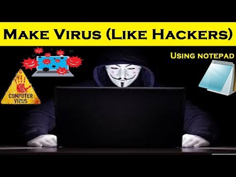 Make Virus Like Hackers Using Notepad.|101% Real| Hack The Computer|TTOTU|