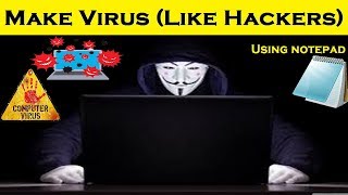 Make Virus Like Hackers Using Notepad.|101% Real| Hack The Computer|TTOTU|