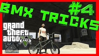 GTA 5 Epic BMX tricks montage #4 (Grinds, Flip ,Spin, wallride, transfer,manual)