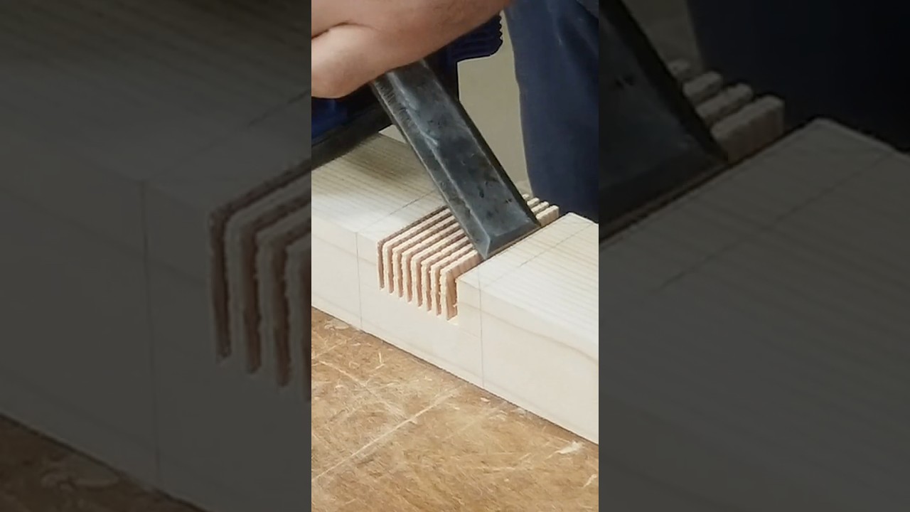 Cross Half Lap with mitered corners #woodworking #joinery #diy #howto #tools #목공