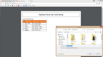 Membuat Report (Laporan) PDF dengan html2pdf dan PHP Mysqli OOP (9)