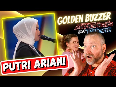 First Time Reaction to Putri Ariani Getting a Golden Buzzer on AGT