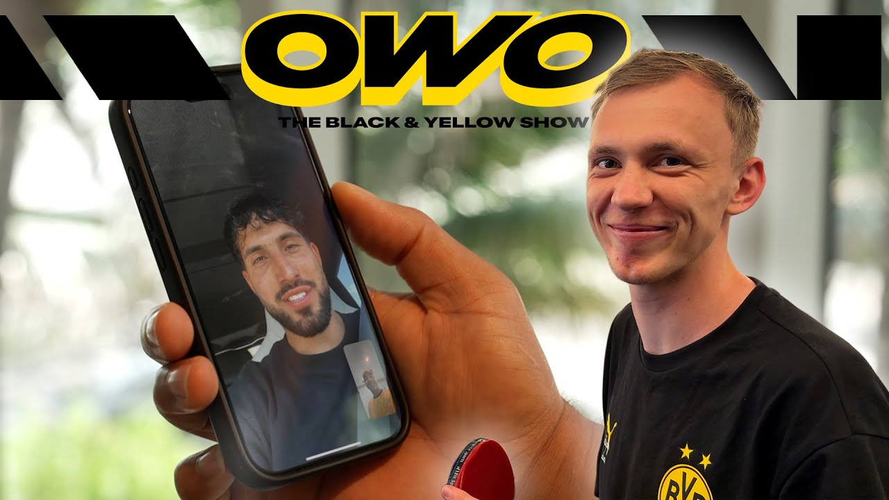 Brandt & Beier at table tennis and Emre Can on the phone | OWO - The Black & Yellow Show