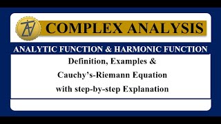 Famous Analytic & Harmonic Function | Definition & Examples | Easy Explained step-by-step #complexanalysis Wealth