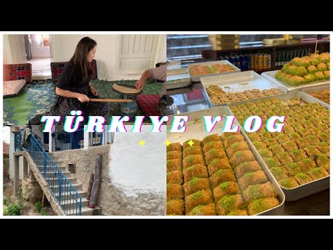 土耳其Vlog｜ep 11  惹怒台灣人的土耳其bubble tea🧋土耳其中部鄉村日常🍃挑戰當土姨的二廚