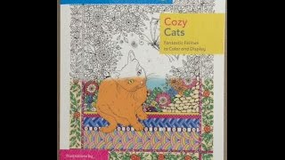 Zendoodle Coloring: Cozy Cats: Fantastic Felines to Color and Display flip through