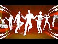 All popular fortnite dances  emotes bad guy boney bounce lil supercar back to 74 rebellious