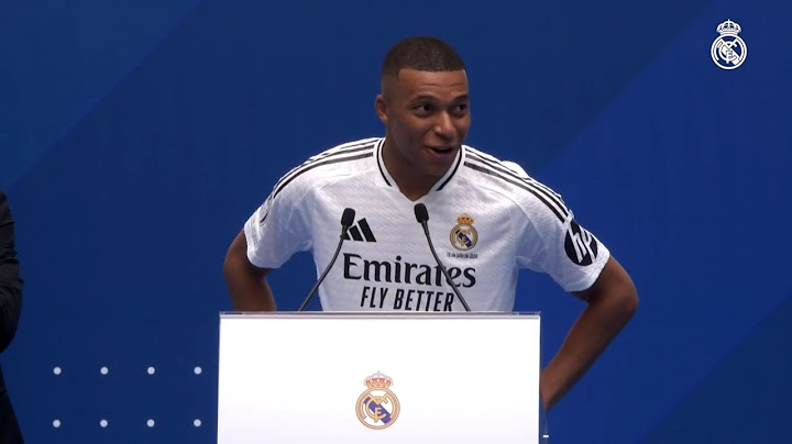 Así fue la presentación de Mbappé con el Real Madrid