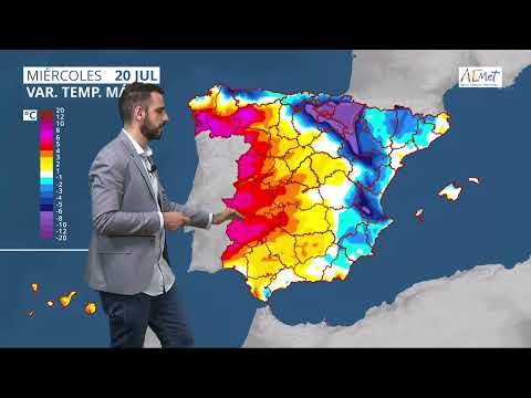 El tiempo de AEMET 18-07-2022