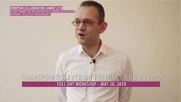 Welcome to European Collaboration Summit 2018 by Thomas Vochten