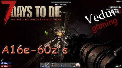 Testing: Blood Moon Horde Alpha 16E - 60 concurrent zombies - 7 Days to Die