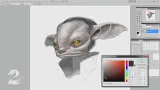 Guild Wars - Behind the Scenes: Drawing an Asura with Matthew Barrett
